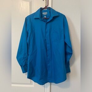 Van Heusen Men’s Fitted Blue Dress Shirt 15 32/33